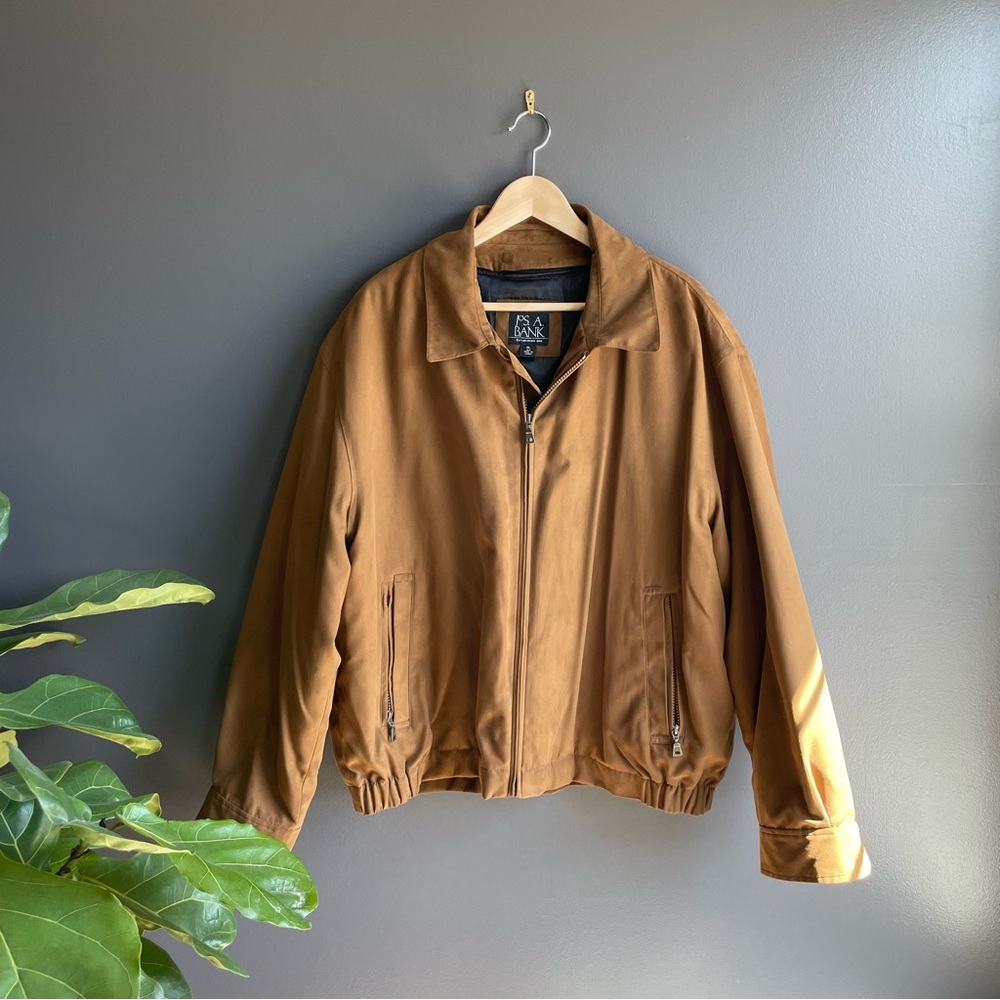 Jos A Bank Mens Dress Bomber Jacket Coat